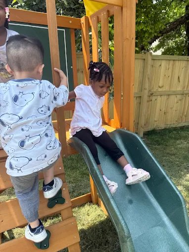 Children playing outdoors