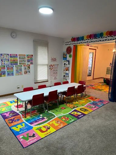 Children in costumes playing