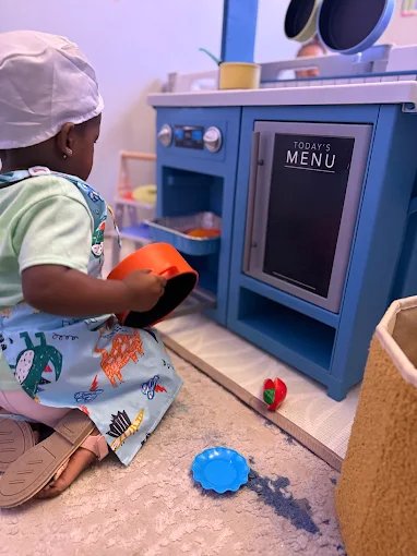 Child playing doctor